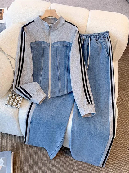 Denim Style Trainingspak Dames