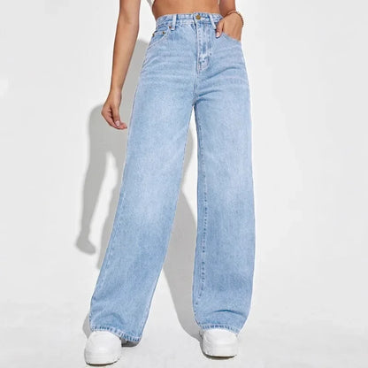High Waist Wide Leg Jeans