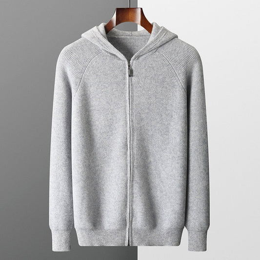 Gebreide Hoodie Heren