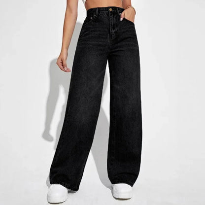 High Waist Wide Leg Jeans