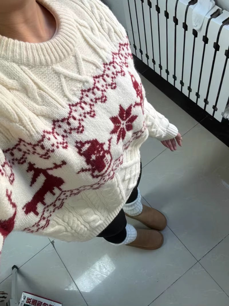 Een Vrolijke Winterlook Met Deze Kersttrui Voor Dames