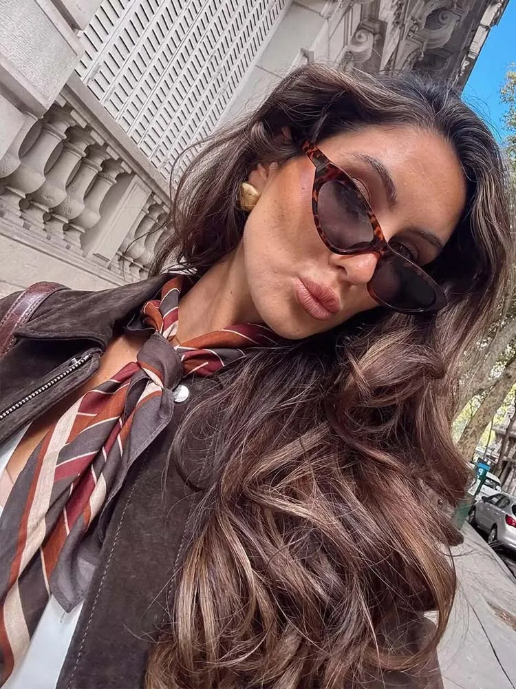 Dames Suède Look Bomberjack