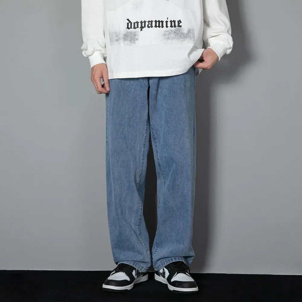 Loose Straight Herenjeans