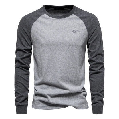 Sportieve Longsleeve Met Contrastmouwen
