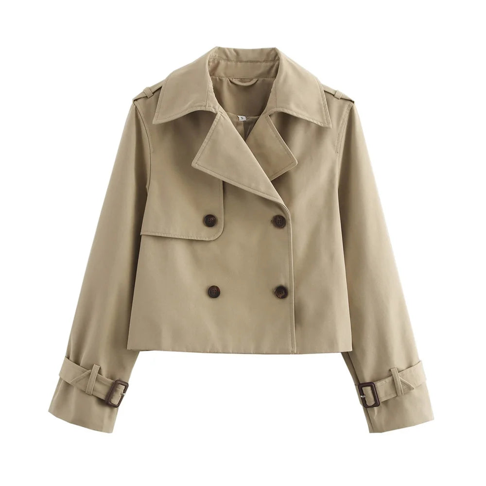 Statement trenchcoat met power-look