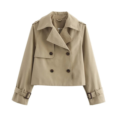 Statement trenchcoat met power-look
