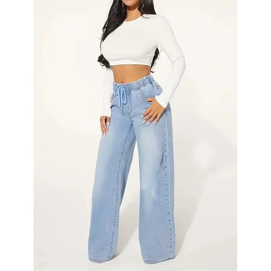 Wide Leg Jeans Dames