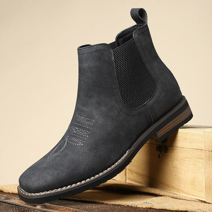 Heren Chelsea Boots Met Elastische Zijkant En Nette Afwerking