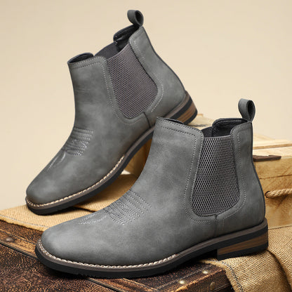 Heren Chelsea Boots Met Elastische Zijkant En Nette Afwerking