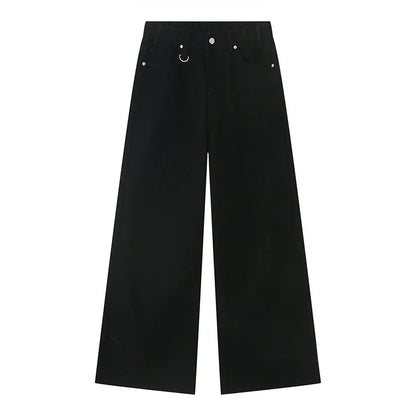 Zwarte Wide Leg Jeans