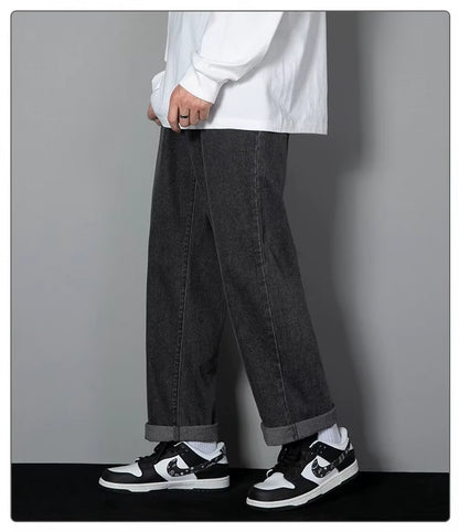 Loose Straight Herenjeans