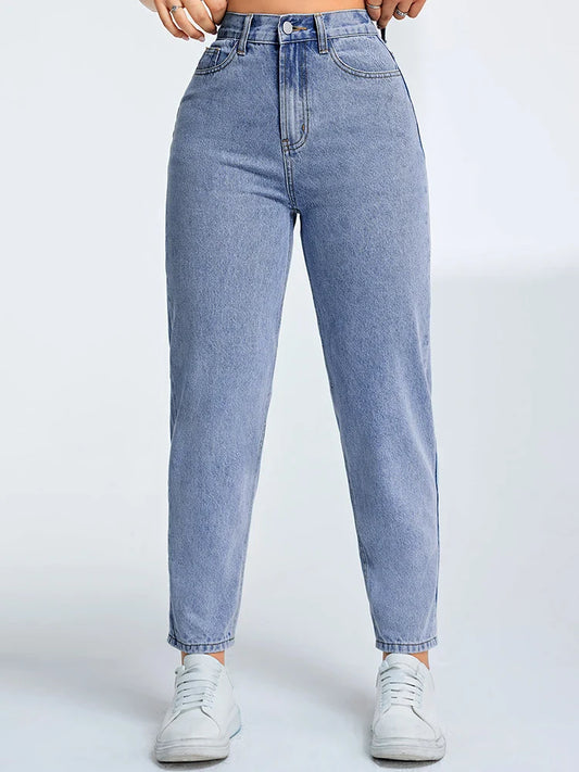 High Waist Mom Jeans Dames