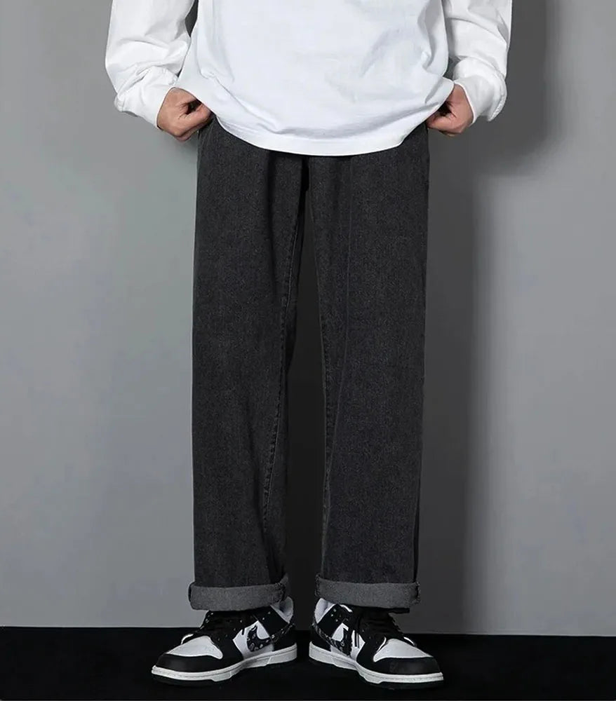 Loose Straight Herenjeans