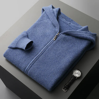 Gebreide Hoodie Heren