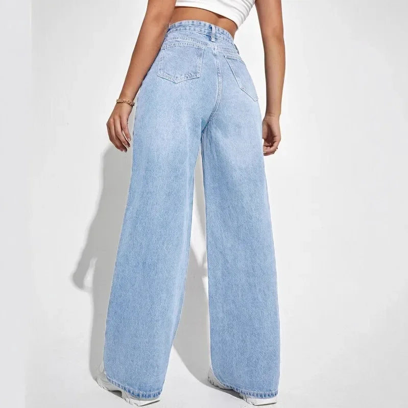 High Waist Wide Leg Jeans