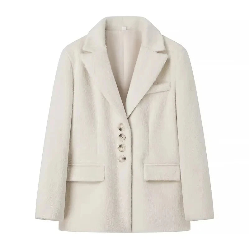 Premium Wollen Trenchcoat Dames
