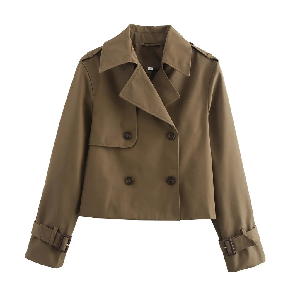 Statement trenchcoat met power-look