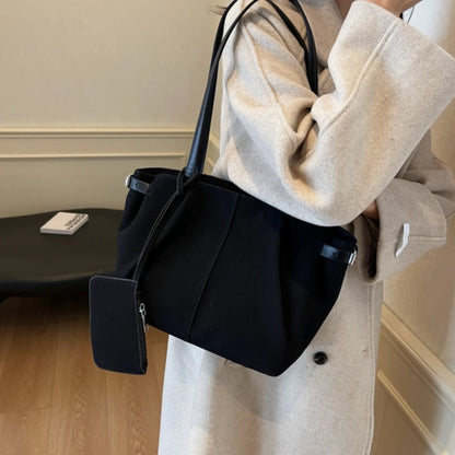 Suède Look Handtas Dames