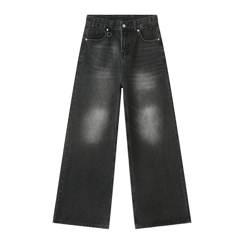 Zwarte Wide Leg Jeans