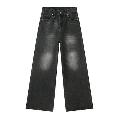 Zwarte Wide Leg Jeans