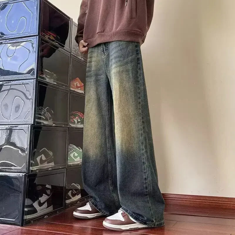 Heren Wide Leg Jeans