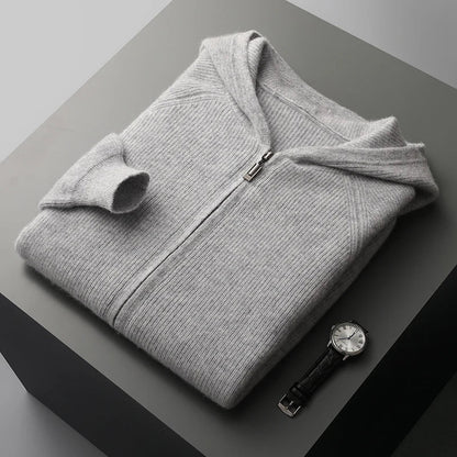 Gebreide Hoodie Heren