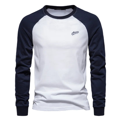Sportieve Longsleeve Met Contrastmouwen
