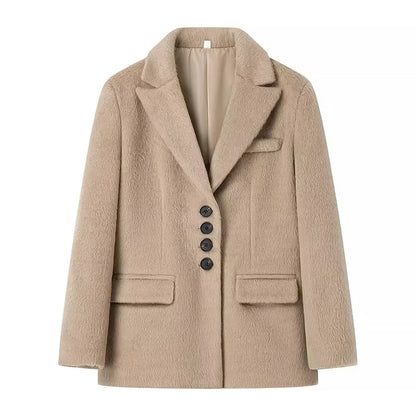Premium Wollen Trenchcoat Dames