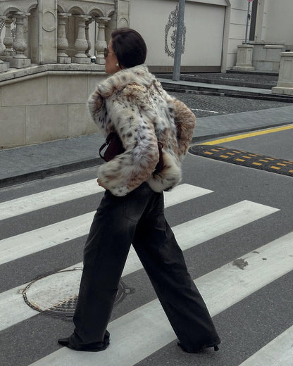 Dames Winterjas Met Luxe Faux Fur En Lange Pasvorm