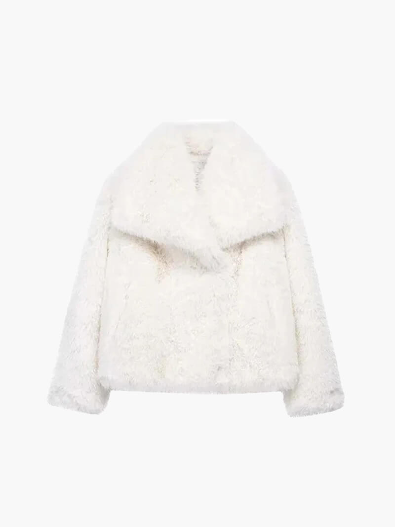 Dames Winterjas Met Luxe Faux Fur En Lange Pasvorm