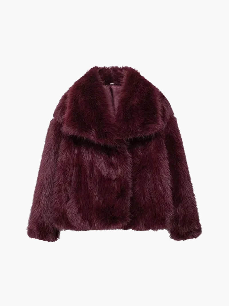 Dames Winterjas Met Luxe Faux Fur En Lange Pasvorm
