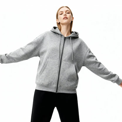 Oversized Rits Hoodie Dames