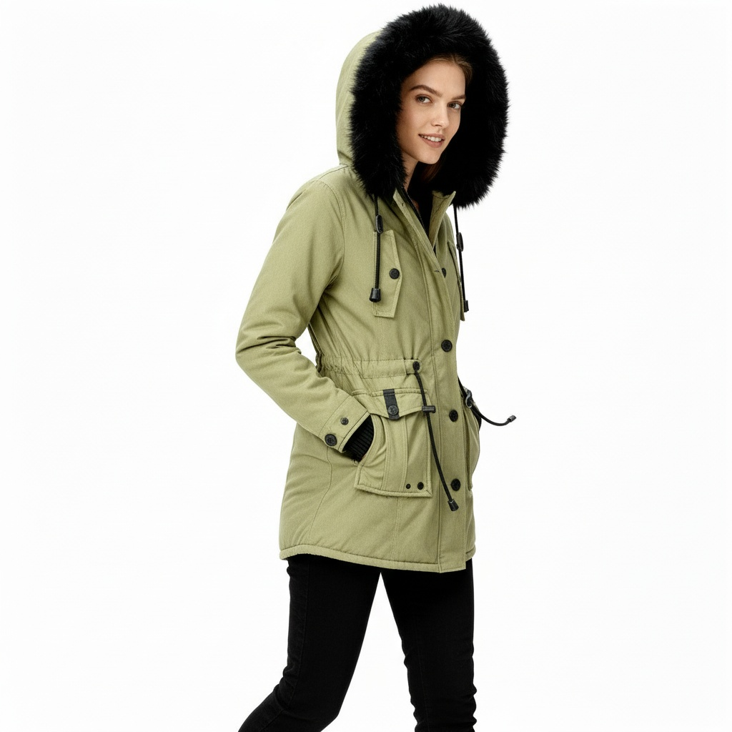 Winddichte Winter Parka Dames