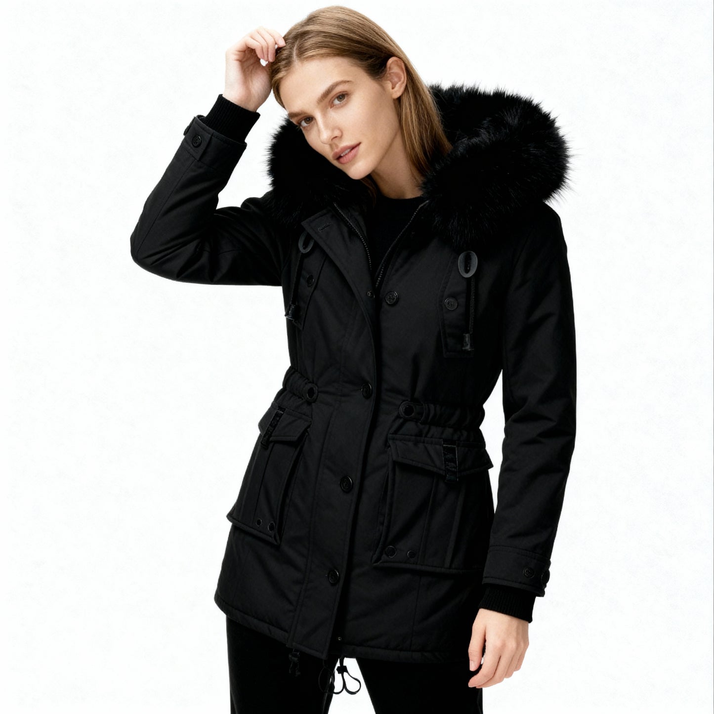 Winddichte Winter Parka Dames