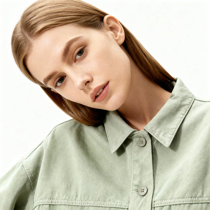 Oversized Spijkerjas Met Zakken