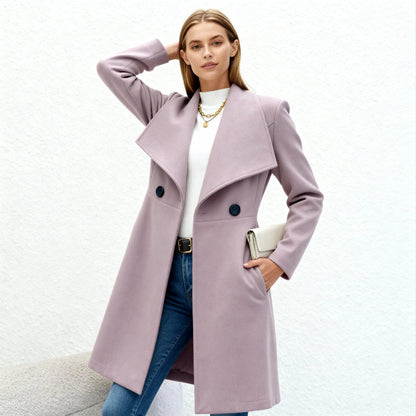 Manteljas Dames Wollook