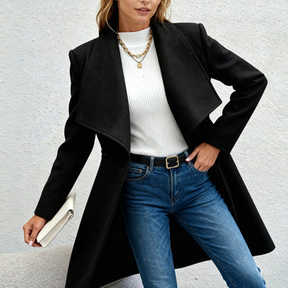 Manteljas Dames Wollook