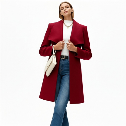 Manteljas Dames Wollook