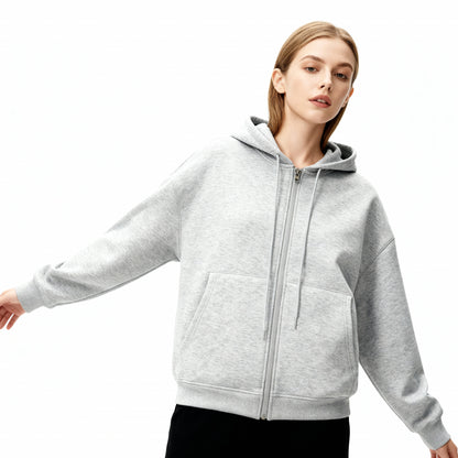 Oversized Rits Hoodie Dames