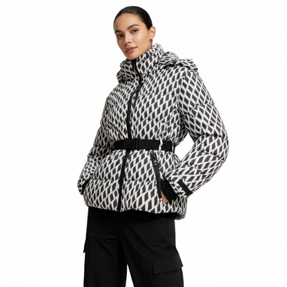 Dames Donsjas Met Bijpassende Riem