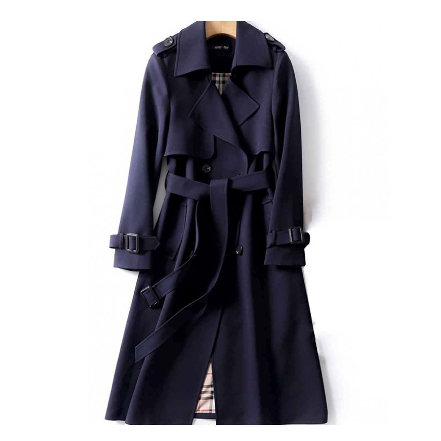 Lange Trenchcoat Met Ceintuur – Elegante Musthave Voor Herfst En Lente