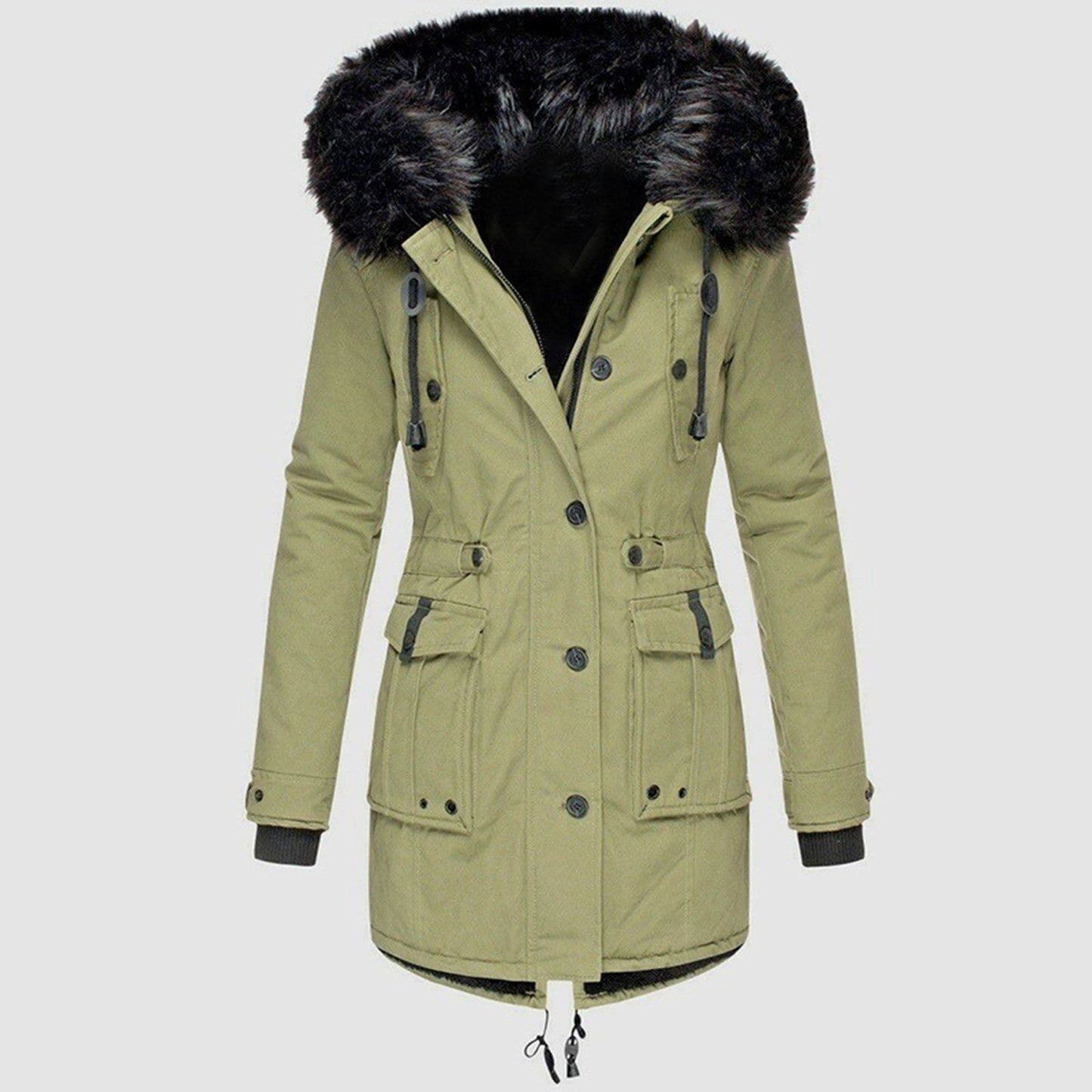 Winddichte Winter Parka Dames