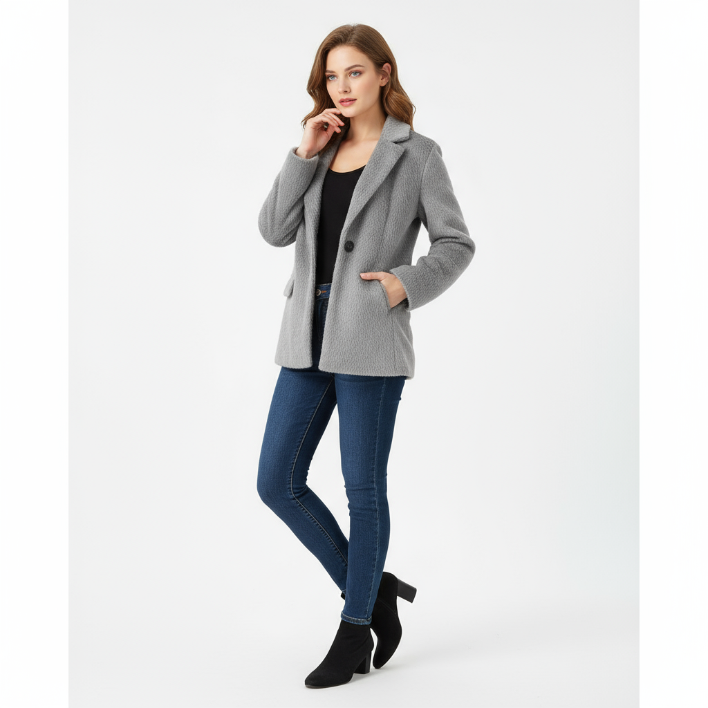 Premium Wollen Trenchcoat Dames