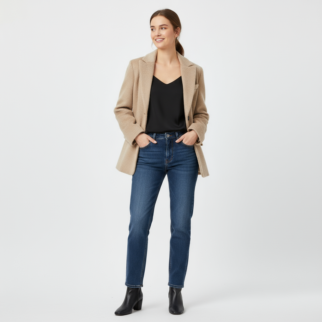 Premium Wollen Trenchcoat Dames