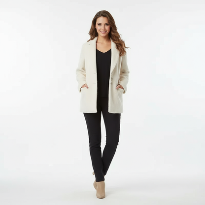 Premium Wollen Trenchcoat Dames