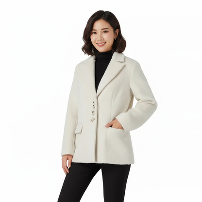 Premium Wollen Trenchcoat Dames