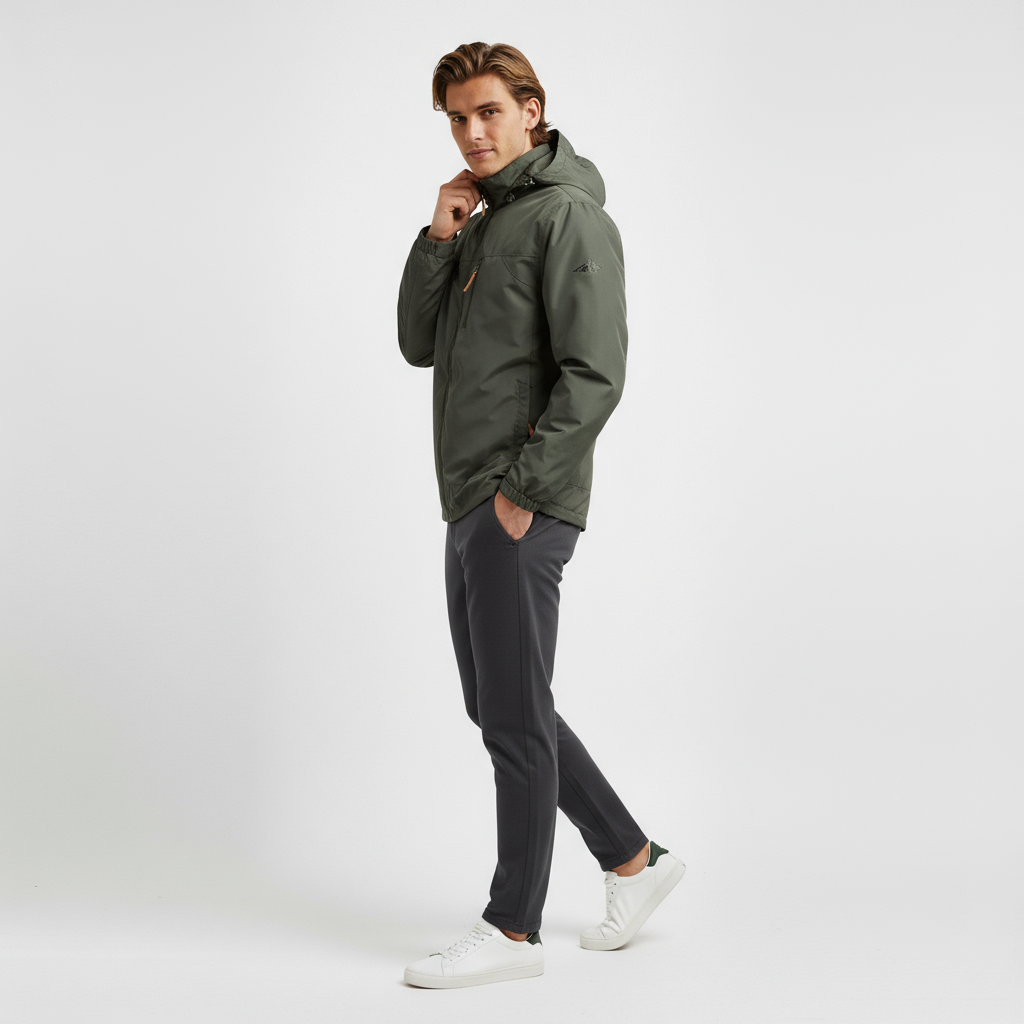 Waterdichte Regenjas Met Capuchon