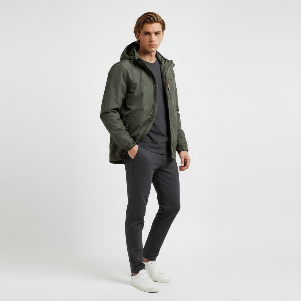 Waterdichte Regenjas Met Capuchon