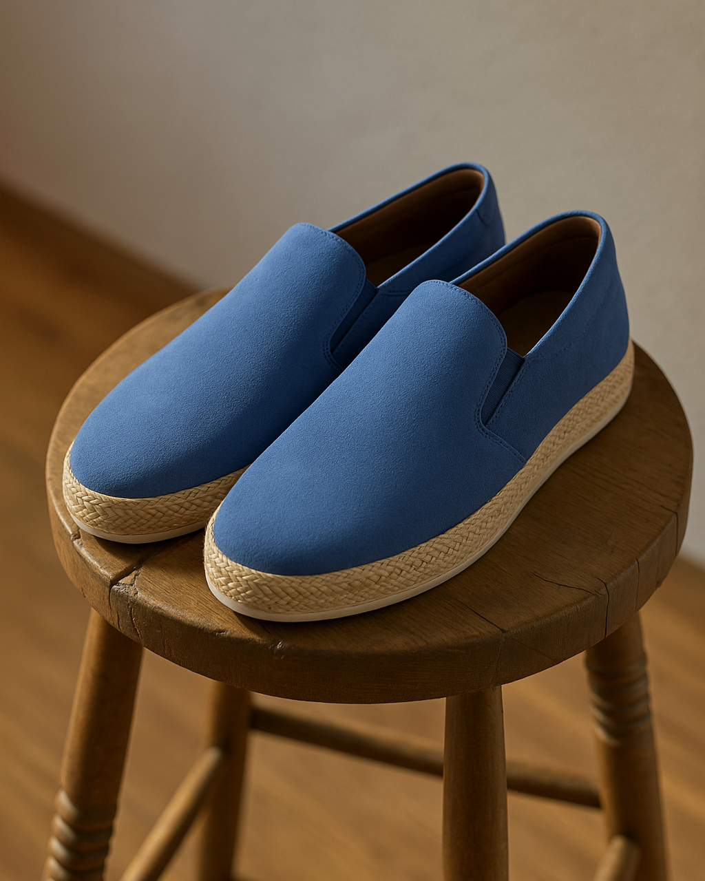 Heren instappers met espadrille zool – slip-on design, ademend & ideaal voor zomerlooks