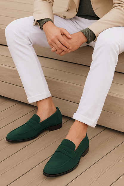 Heren loafer van suède – elegante pasvorm, lichtgewicht zool & tijdloze stijl